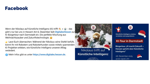 Facebook Post vom 4. Dezember 2025