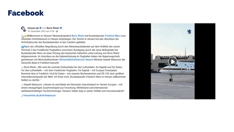 Facebook Post vom 16. Dezember 2025