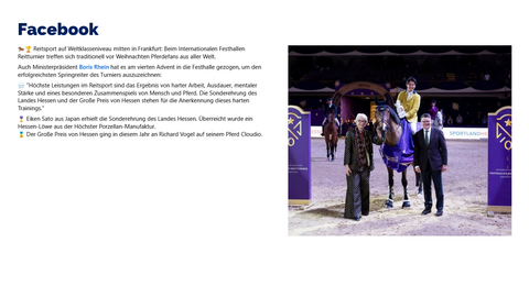 Facebook Post vom 22. Dezember 2025