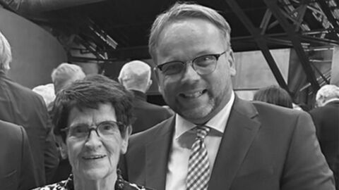 Minister Gremmels mit der mittlerweile verstorbenen Rita Süssmuth