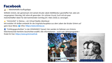 Facebook-Post vom 27. Februar 2026