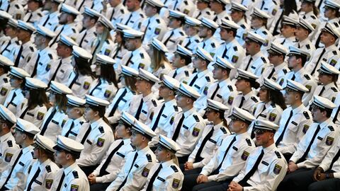 Beeindruckend - die Vereidigung der Polizeikommissaranwärterinnen und -anwärter.